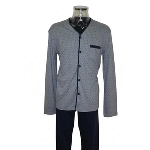 OFFERTA You365 Linclalor Pigiama uomo manica lunga aperto 100% cotone interlock - Imagen 1 de 1