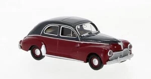 Brekina PKW Peugeot 203 weinrot/grau 29060 - Bild 1 von 1