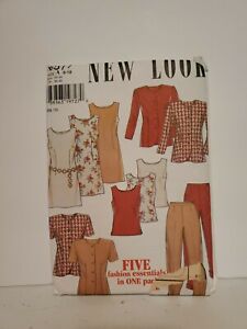 Vintage New Look #6577 Jacket Dress Pants Pattern Size 8 -18 Bust 31" - 40"