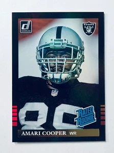 Amari Cooper Rookie 2015 Panini Donruss Throwback 1985 Card #7 Oakland Raiders - Bild 1 von 2