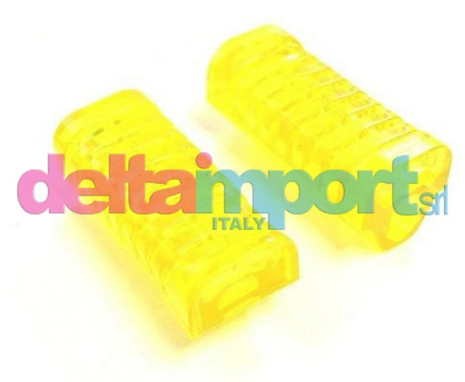 Par de estribos de goma Honda Little Cub50 Cub Press Ape 50/100 amarillo esqueleto Foto 1 de 1