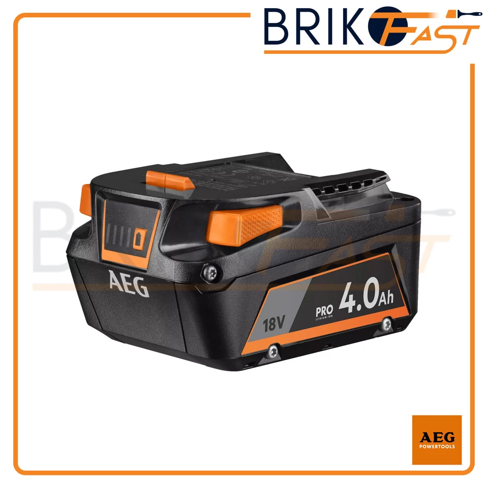 BATTERIA DI RICAMBIO ORIGINALE L1840S 18V 4.0 AH LI-ION PROLITHIUM-ION AEG - Imagen 1 de 1