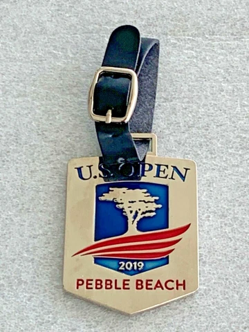 2019  U S OPEN  GOLF  TOURNAMENT   PEBBLE BEACH   METAL BAG TAG  UNIQUE STYLE Cover
