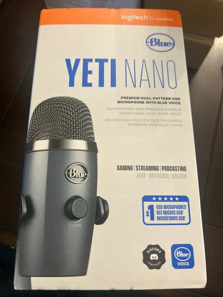 Blue Microphones Yeti Nano Wired Condenser Microphone - 988-000394 - Image 1 of 1
