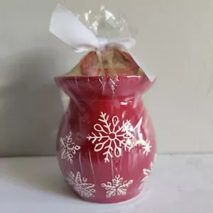 Yankee Candle Red Snowflake Tart Wax Warmer Gift Set 3 Fragrances Christmas  - Picture 1 of 7