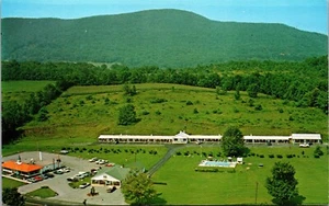 Vtg Bennington Vermont VT Darling Kelly's Motel Aerial View Postcard - Picture 1 of 2