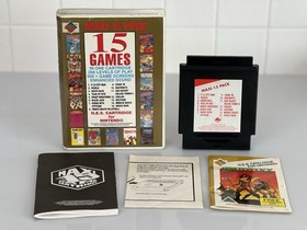 Maxi 15 HES Nintendo NES Piggyback Cart Variant PAL AUS Complete + Catalogue