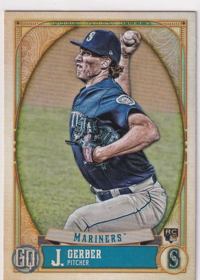2021 TOPPS GYPSY QUEEN RC JOEY GERBER SEATTLE MARINERS ROOKIE #3019 - Image 1 of 1