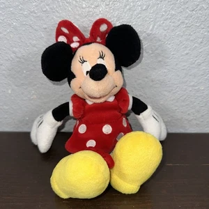 Muñeca clásica de animación de peluche Walt Disney Minnie Mouse 9,5" - Imagen 1 de 5