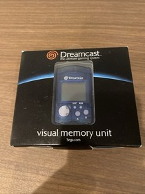 Sega Dreamcast Blue Visual Memory Unit VMU - Boxed