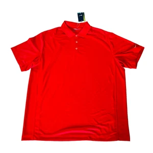 Nike Golf Polo Shirt Red Short Sleeve 509167-619 Men's Sz 2XL Tour Performance - Picture 1 of 10