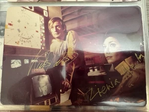 zienia merton And Nick Tate Space 1999 Autographed Picture Signed - Picture 1 of 1