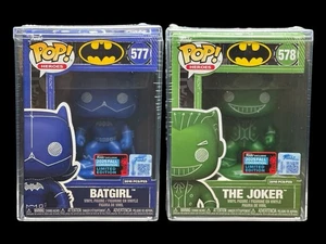 Funko Pop! Batgirl #577 & The Joker #578 Blueprint Deco 2025 NYCC Shared Sticker - Picture 1 of 6