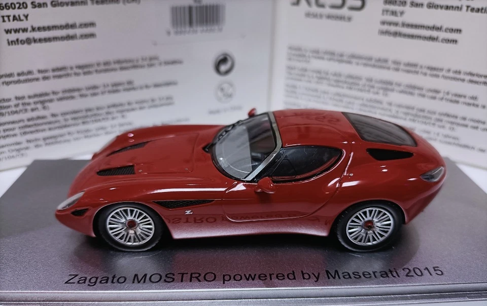 Kess 1:43 Zagato MOSTRO Maserati Maserati Monster Sports Car Model  - Image 1 of 3