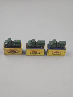 Lote de 3 Matchbox Lesney #71 Caminhão Aquático do Exército Todos com Caixas Originais em Estado Perfeito... - Imagem 1 de 4