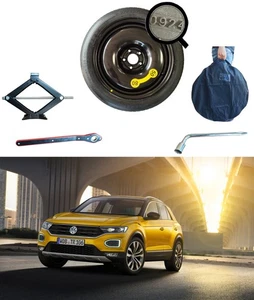 Ersatzrad Notrad Reserverad 17" für VW T-ROC Wagenheber Schlüssel und Tasche - Bild 1 von 9
