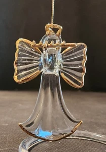  Prinzessinnenhaus 244 Kristall Engel Flöte spielt Baumschmuck   - Bild 1 von 3