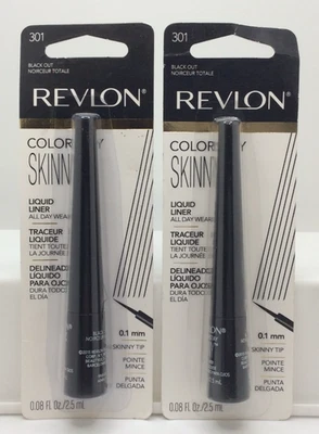 NEW Revlon ColorStay COLOR STAY Skinny Liquid Liner - 301 Blackout 🔥PACK OF 2🔥 - Image 1 of 2