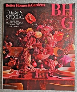 BETTER HOMES & GARDENS Magazine 2025 Nov ~Savor the Season of Family, Food - Picture 1 of 4