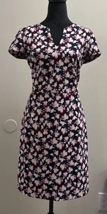 Banana Republic A Line Cocktail Floral Dress Size 6 - Picture 1 of 15