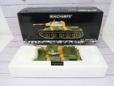 Minichamps 350-020001, T34/76 tanque ruso Leningrado frente 1943, escala 1/35 Foto 1 de 4