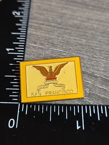 San Francisco Lapel Pin Gold Tone See Pictures Uu - Picture 1 of 2