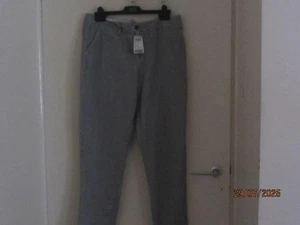 LADIES NEW NEXT 100% COTTON , STRIPED TROUSERS SIZE 12 - Picture 1 of 5