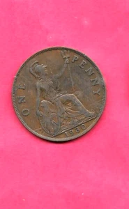 GREAT BRITAIN GB UK KM838 1930 VF-VERY FINE-NICE OLD ANTIQUE BRONZE PENNY COIN - Picture 1 of 1