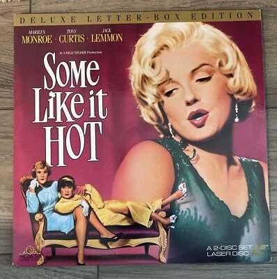 Some Like It Hot - Laserdisc - Marilyn Monroe Deluxe Letterbox Edition - 2-Discs - Image 1 of 4