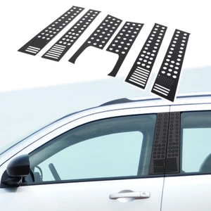 6PCS Window Pillar Posts Strip Cover Trim US Flag Decor For Jeep Compass 2008-16 - Picture 1 of 9
