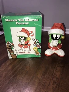 Extremely Rare! Looney Tunes Marvin The Martian Standing Figurine Peace On Earth - Picture 1 of 11