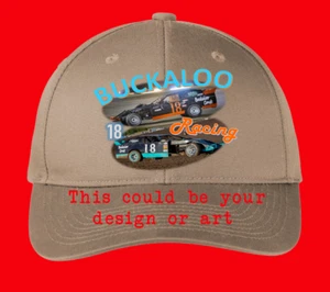 Your Design or Logo Printed onto Port Authority Snapback Fine Twill Cap - Picture 1 of 9