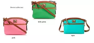 Dooney & Bourke Wayfarer Collection Camden Dome Crossbody Bag Nylon + Leder - Bild 1 von 9