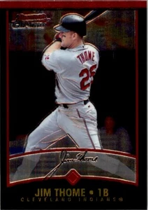 2001 BOWMAN CHROME - #17 JIM THOME CLEVELAND INDIANS - Picture 1 of 2
