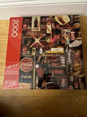 Springbok 1986 Coke Is It The Coca-Cola Centennial Jigsaw Puzzle 2000 Piece - Image 1 of 4