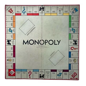 Monopoly Board 1946 segunda edición original tablero solo del juego '46 - Imagen 1 de 7