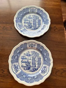 The Spode Blue Room Collection Regency Series Pagoda 11" Dinner Plate Set of 2 - Picture 1 of 5