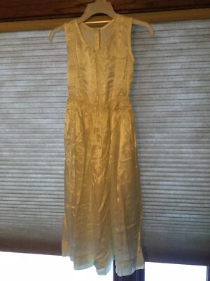 Enagua satinada vintage de los años 50 sin cordones para niñas  Foto 1 de 4