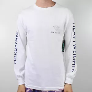 Diamond Futura L/S T-Shirt – White in sizes S,XL - Picture 1 of 4