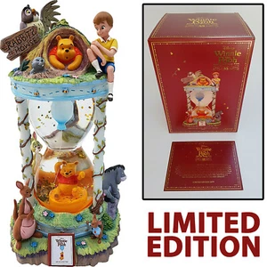 Disney Store Winnie The Pooh Snow Globe Hour Glass 55th 55 Years Limited Edition - Picture 1 of 12