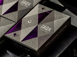 JAQK Theory11 Poker Size Playing Cards: Original & Amethyst Designs, UK Stock - Picture 1 of 6