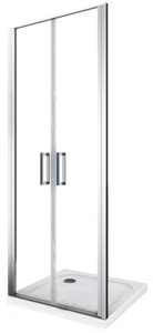 SEYCHELLES SERIES SALOON SHOWER DOORS MOD. NS/2P, MEASURES: 86/91 * H 187 CM - Picture 1 of 10