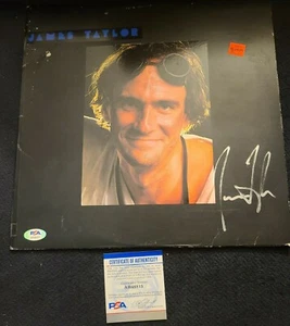 JAMES TAYLOR SIGNED DAD LOVES HIS WORK VINYL PSA/DNA AUTHENTICATED #AH48815 WOW - Picture 1 of 4