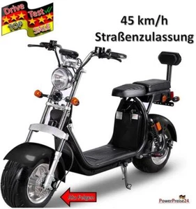 Coco Bike E-Scooter mit Straßenzulassung bis zu 48 Km/H schnell - Mit Alu Felgen - Bild 1 von 15