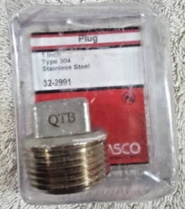 Lasco Plug 1 inch, Type 304 stainless steel - Picture 1 of 1