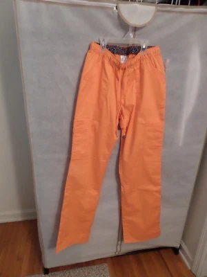 Greys anatomy NEW scrubs scrub cargo pants Orange Crush size XS - Image 1 of 4