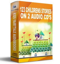 Massive Collection of 123 Childrens Stories, Kids Fairytale Audiobooks (mp3 CD)
