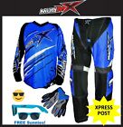 Green Mx Bmx Atv Motocross (Pants+Jersey+Gloves) Kids Youth Junior Dirtbike Gear