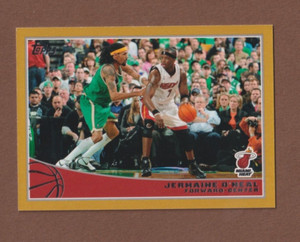 2009-10 Topps Gold #145 Jermaine O'Neal - Miami Heat - 013 - 🔥🏀🔥
