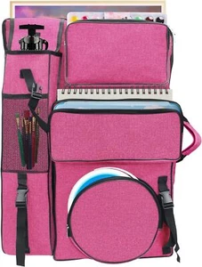 Boyistar Art Portfolio Carry Bag 20" x 26", Canvas x Red - Picture 1 of 6